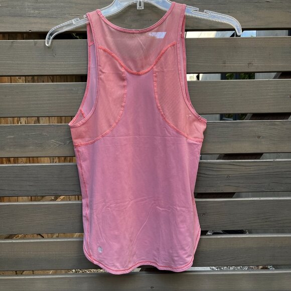 Lululemon Lightweight Sculpt Tank Top II in Pink Coral, Size 4 Mesh Back - Picture 2 of 3
